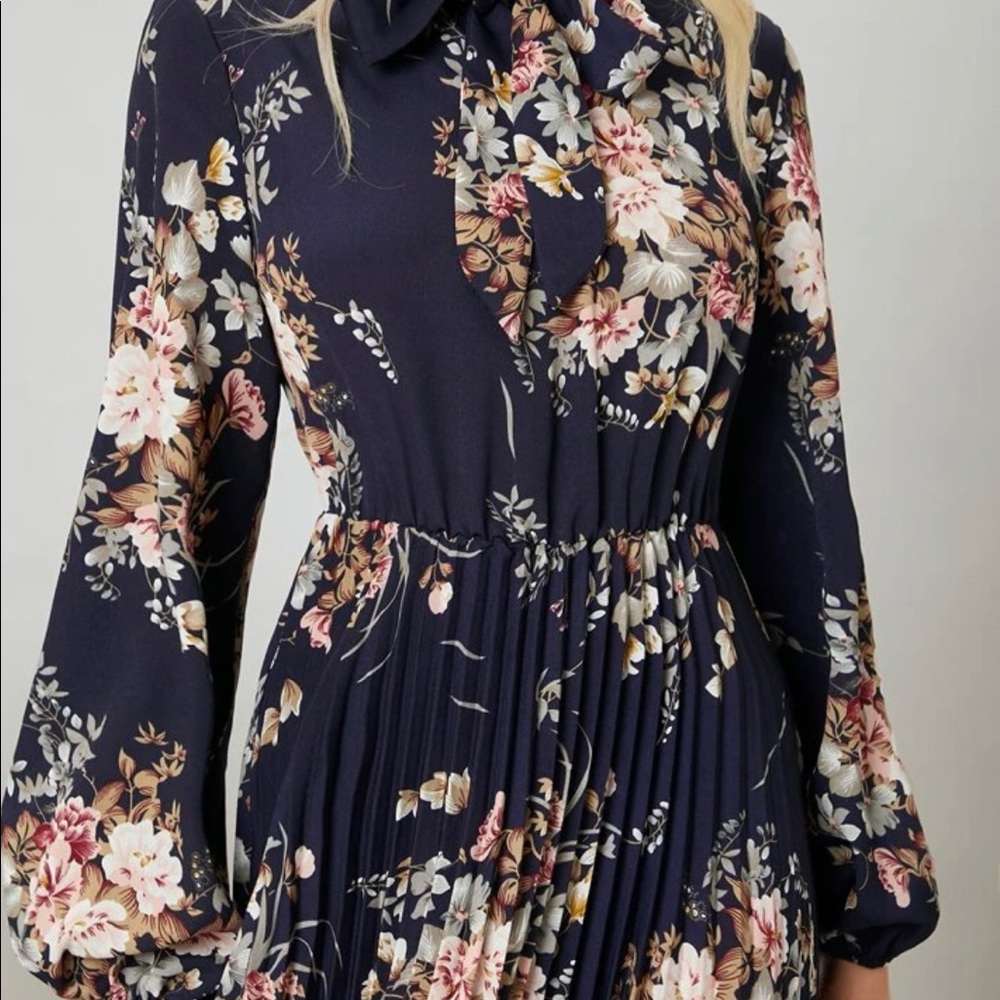 Long sleeved modest dress